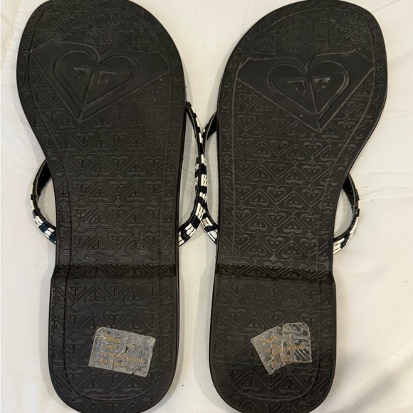 **Reef Blondie Sandals – Black & White Striped – Women’s Size 9** - Picture 3 of 5